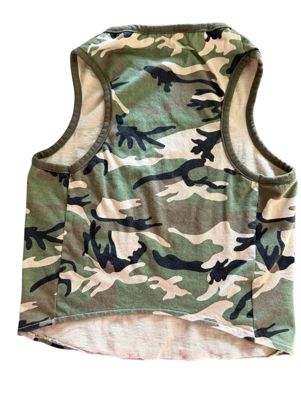 Casual Canine Camo Dog Shirt Large 100% Cotton Pet Tank Top - Picture 2 of 4